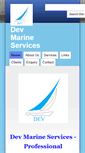 Mobile Screenshot of devmarineservices.com